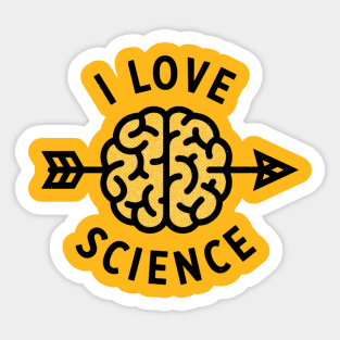 I LOVE SCIENCE Sticker